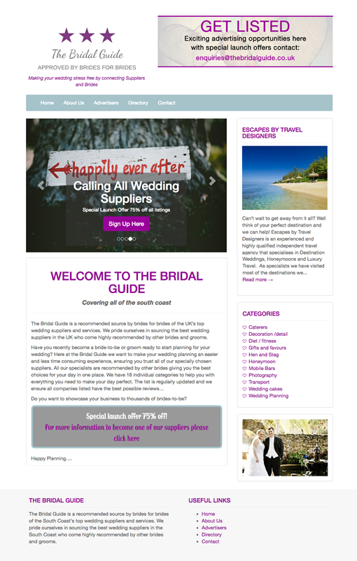 bridal website